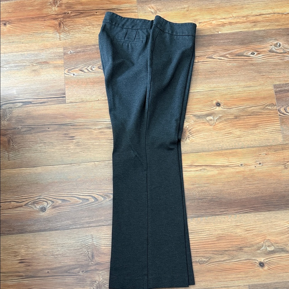 Talbots Charcoal Gray Wide Leg Dress Pants